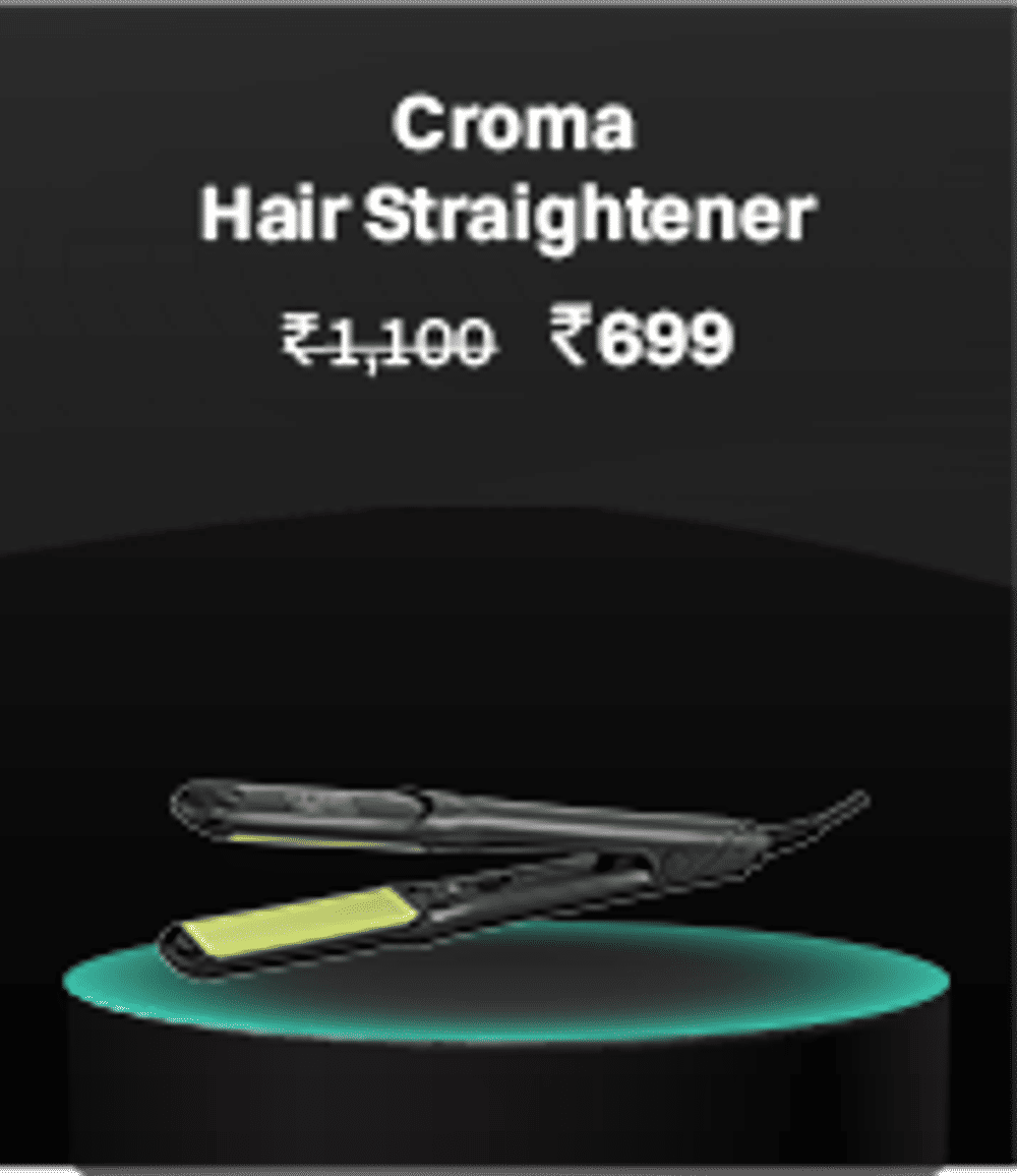 Croma hair hot sale straightener price